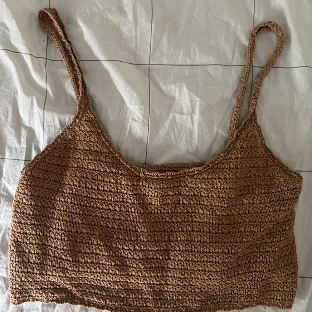 Aerie Summer Nights Cropped Tank Top
Style: 1784-3012 Color: Xxxx241 Size: M